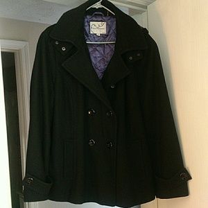 Black Pea coat